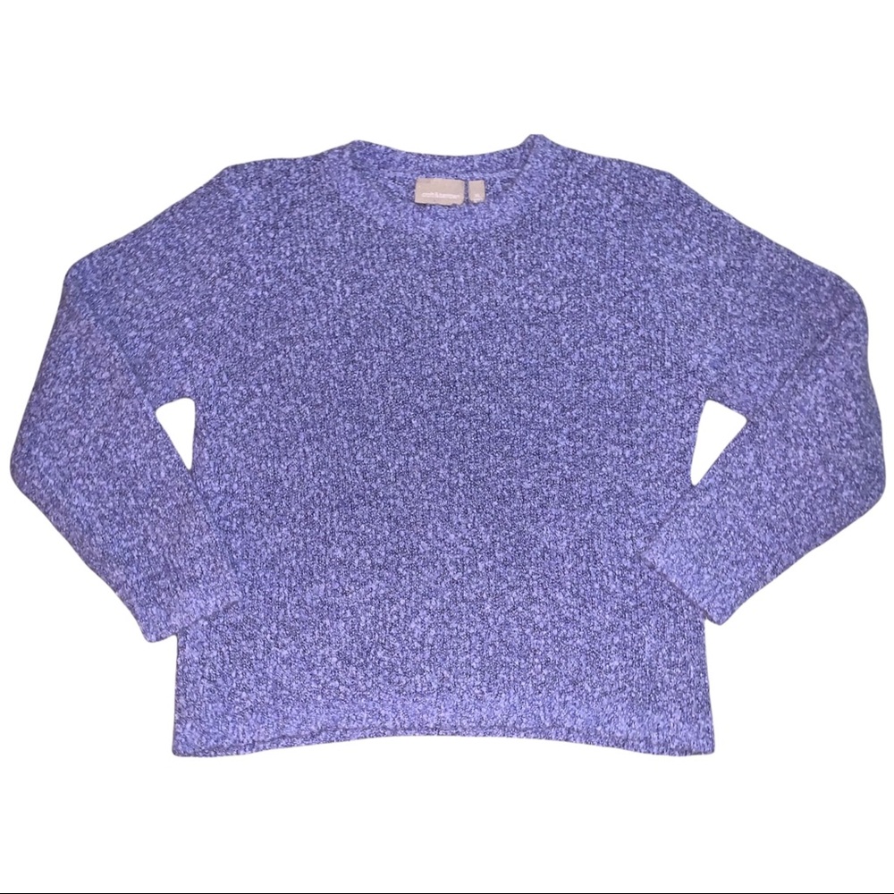 Vintage Y2K Periwinkle Static Popcorn Sweater